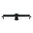 Modern 2-Light Matte Black LED Wall Sconce with Rotatable Acrylic Tube Shades