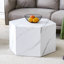 Table basse moderne en MDF avec des motifs de texture complexes - Conception élégante et durable pour redéfinir et améliorer votre espace de vie