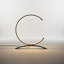 Crescent 13" LED Arch Table Lamp with Minimalist Pedestal Base-410605065
