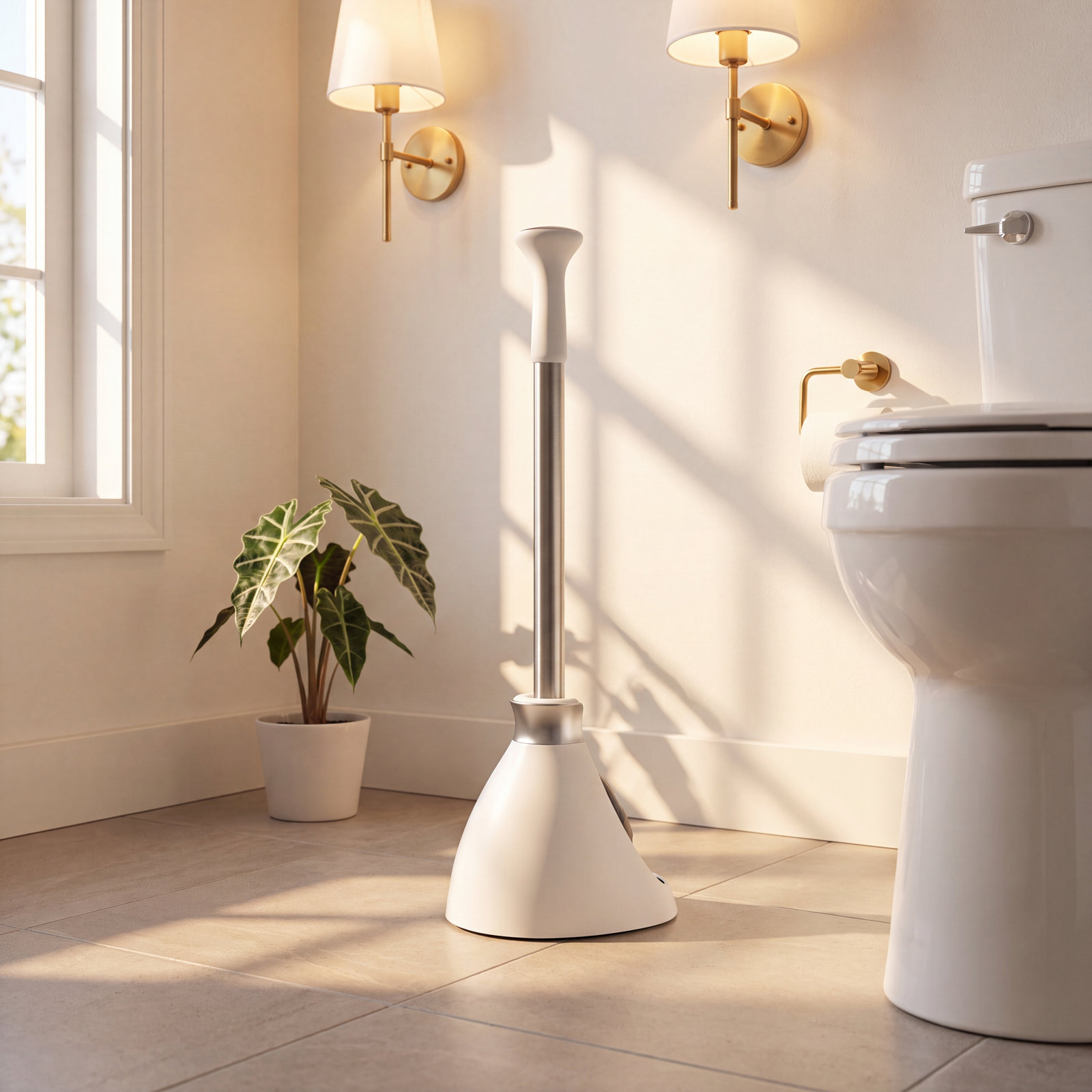 Simplehuman Plunger and Toilet Brush Set