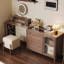 Ensemble coiffeuse rétro en bois massif