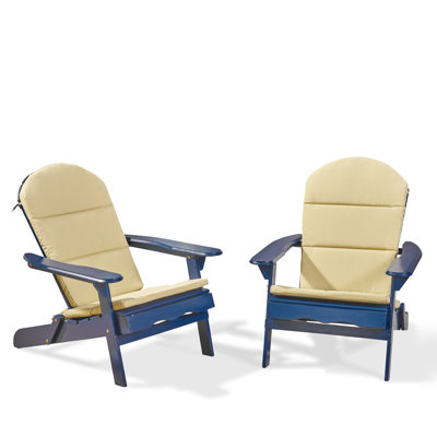Chaise Adirondack pliante en bois massif Nahant