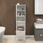 Armoire de trieur de linge inclinable à un compartiment et une porte -