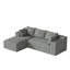 Canapé modulaire en velours côtelé modulaire désossé librement pour le salon-1897779527-1900200556