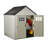 7 ft. 3 in. W x 7 ft. 3 in. D Plastic Storage Shed