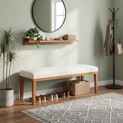 Entryway Upholstered Bench 52.8