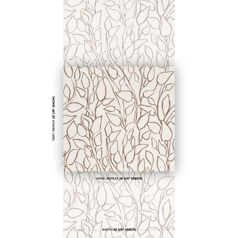Solandra Vine Wallpaper, Blue
