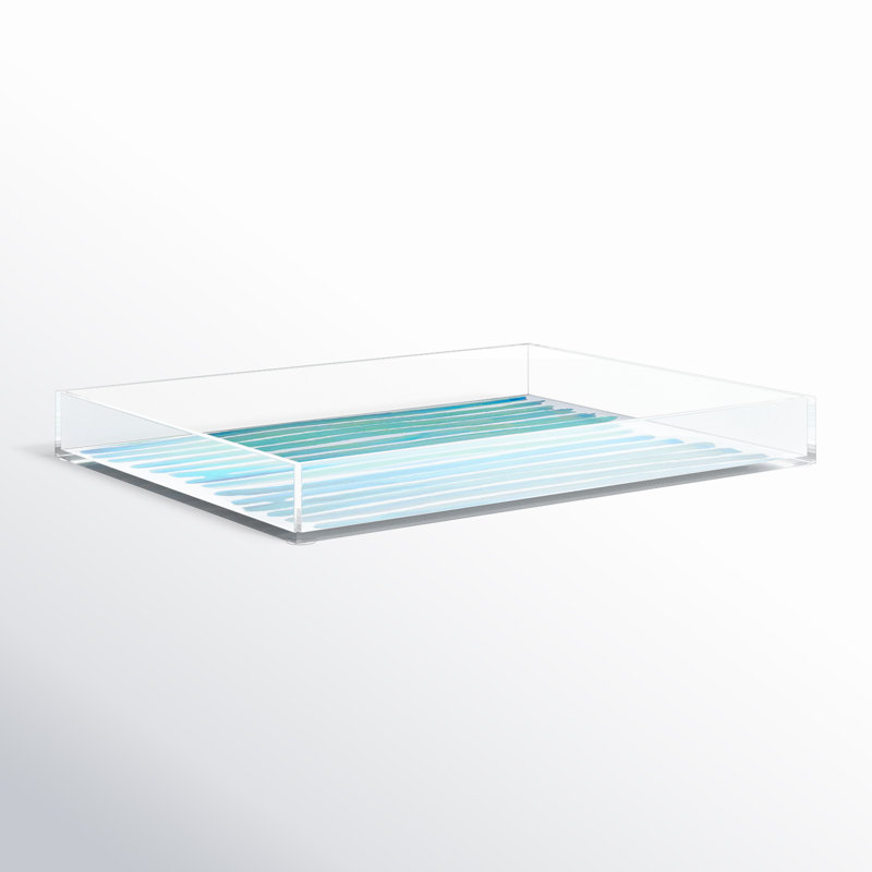 Koger Plastic / Acrylic Tray, 1.75" H x 15.5" W x 12" L