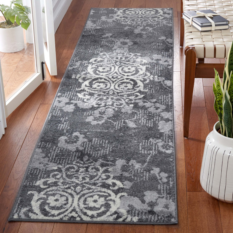 Adja Performance Floral Rug, Runner 2'2" x 9'