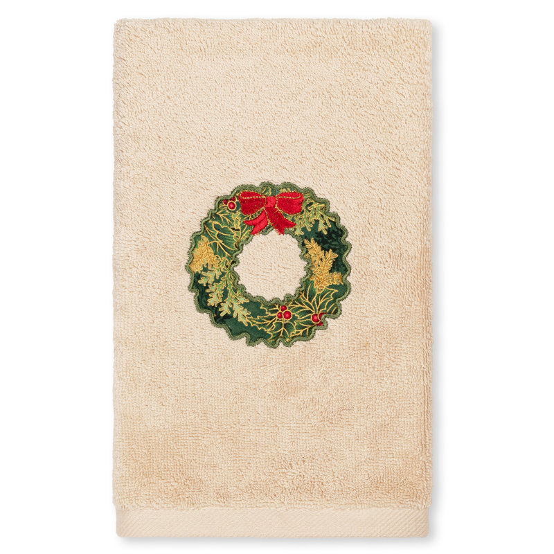 Christmas Hand Towels Midweight Hand Towel, Sand