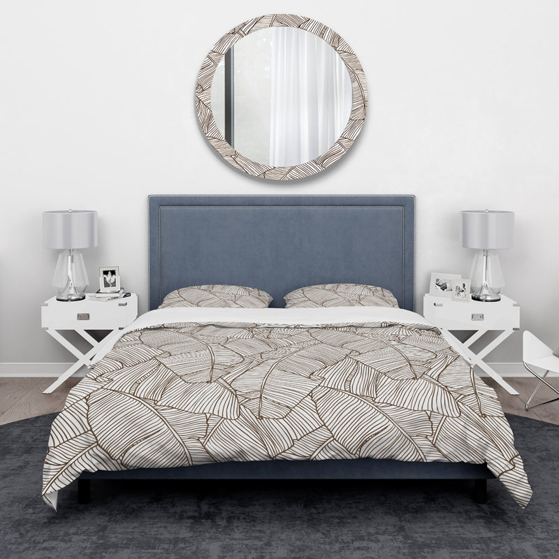 Ensemble de housse de couette tropical, Housse de couette très grand + 2 taies décoratives