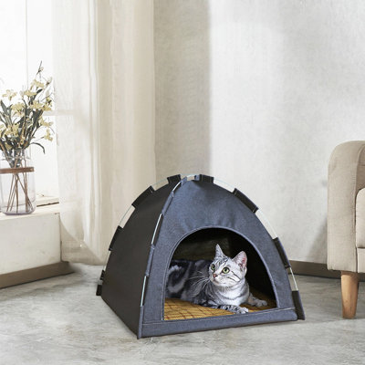 Tente d'extérieur pliable pour animaux 14,2 x 14,2 x 11 po