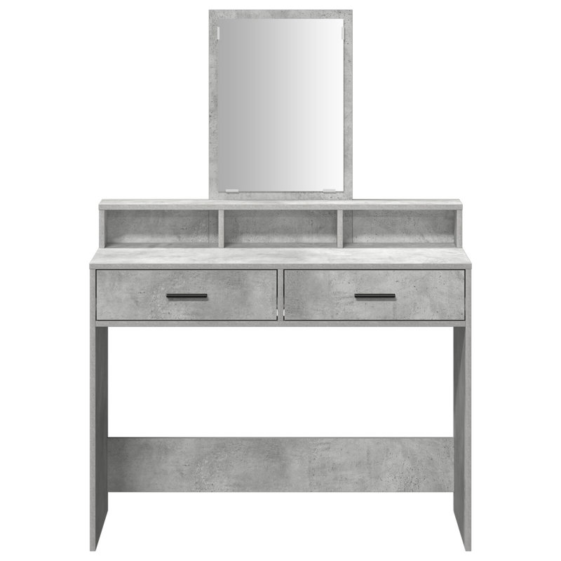 Engineered Wood 100 X 41 X 140 Cm Storage, Concrete Grey