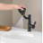 Bathroom Sink Faucet With Spray Function And Temperature Display