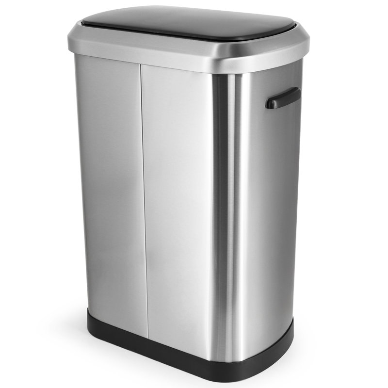 Elama 13 Gallon Automatic Sensor Hands Free Trash Can