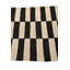 Tapis noir et blanc Noor
