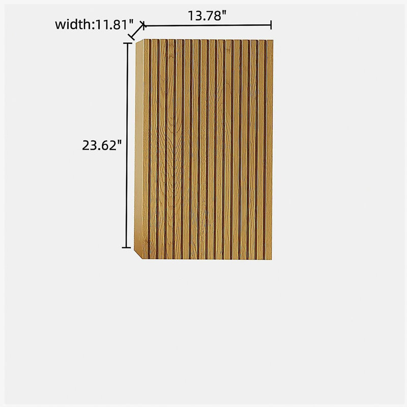 23" Tall Bathroom Wall Mounted Cabinet, Narrow Storage Cabinet with Door, Suitable for Small Spaces Such as Corners, Applicable to Bathroom, Living Rooms and Laundry, Corolla Oak Woodgrain Color