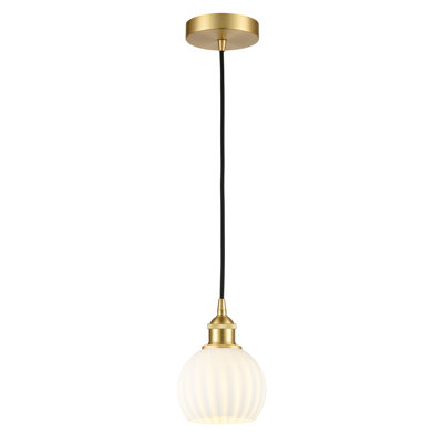 Edison Venetian 1 Light Cord Hung Pendant-616-G1217