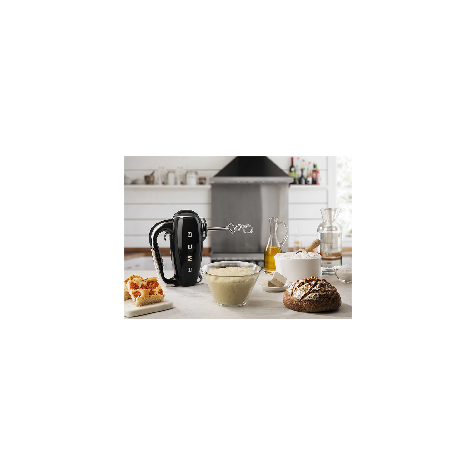 SMEG 50's Retro Style Electric Hand Mixer, Black