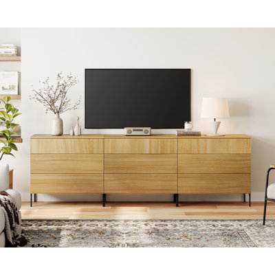 Meuble télé 9 tiroirs pour téléviseur jusqu'à 100 pouces Union Rustic Modern