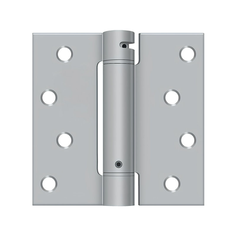 64'' x 64'' Steel Surface Mount Hinge, Brushed Chrome