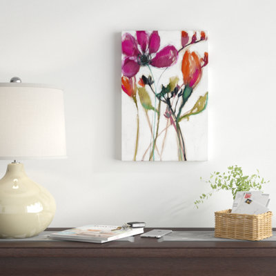 Vivid Arrangement II by Jennifer Goldberger - Painting Print