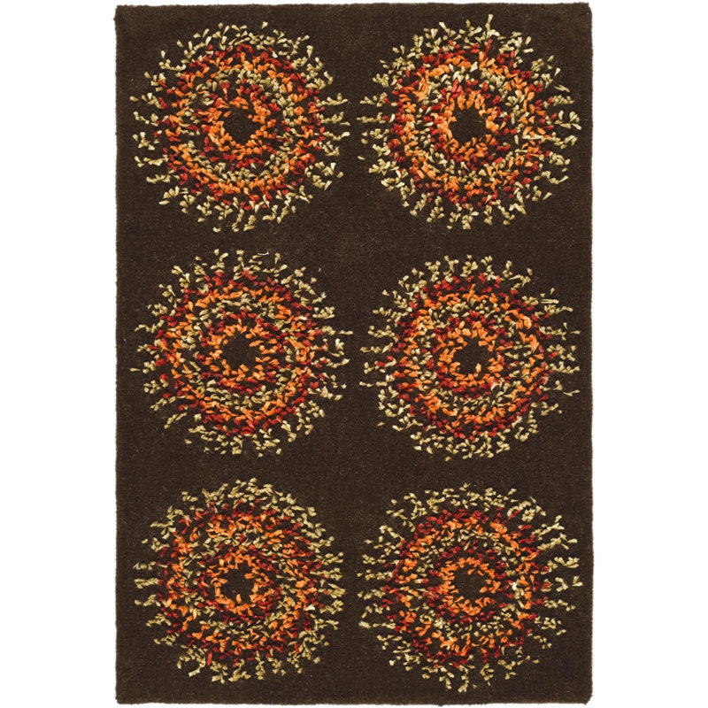 Tapis en laine touffeté à la main Amier, Rectangle 2 pi x 3 pi