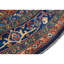 Hand Knotted Wool Oriental Area Rug in Red/Blue