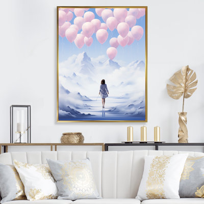 Sky Is The Limit Woman Motivation IV - Motivation, art mural