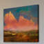 « pastoral coucher de soleil », reproduction sur toile tendue-20747467