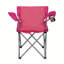 Ensemble de 2 fauteuils de camping pliants de base avec porte-gobelet Orchidée prune-1667020463