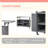 Foldable Outdoor Kitchen Island Patio Mobile Kitchen Cart Portable Outdoor Cooking Island With Lockable Wheels, Storage Cabinet And Towel Rack For Patio-500840695