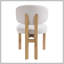 Ensemble de 2 chaises de salle à manger rembourrées beige avec cadre naturel scandinave-1775512730-1775512728