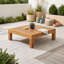 Table basse d'extérieur en bois-796898238
