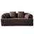2-in-1 Foldable Sofa Bed with Textured Chenille Fabric