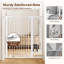 Barrière de sécurité très haute de 42 po, barrière pour bébé de 29,5 à 40,6 po de large pour escalier, barrière pour chien-116173878-124606891