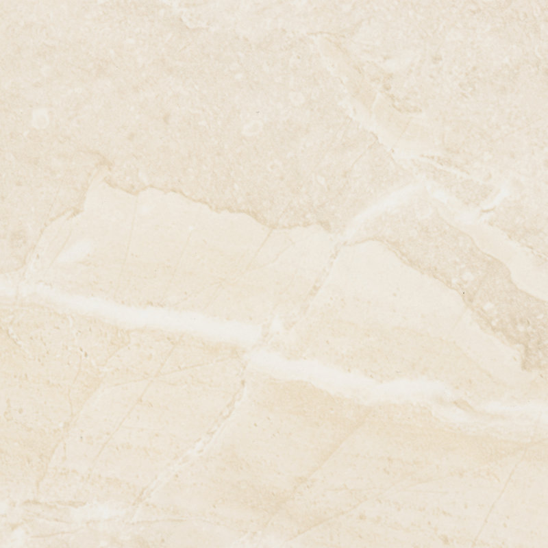 Table basse en ciment Marmo avec finition en faux marbre, Blanc, grès