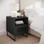 Table d'appoint Mid-Century moderne avec tiroir de rangement et tablette-535439053
