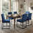 19.9'' H Striped Polyester Fabric Upholstered Side Chair (Set of 6)-1993467866-1995259318
