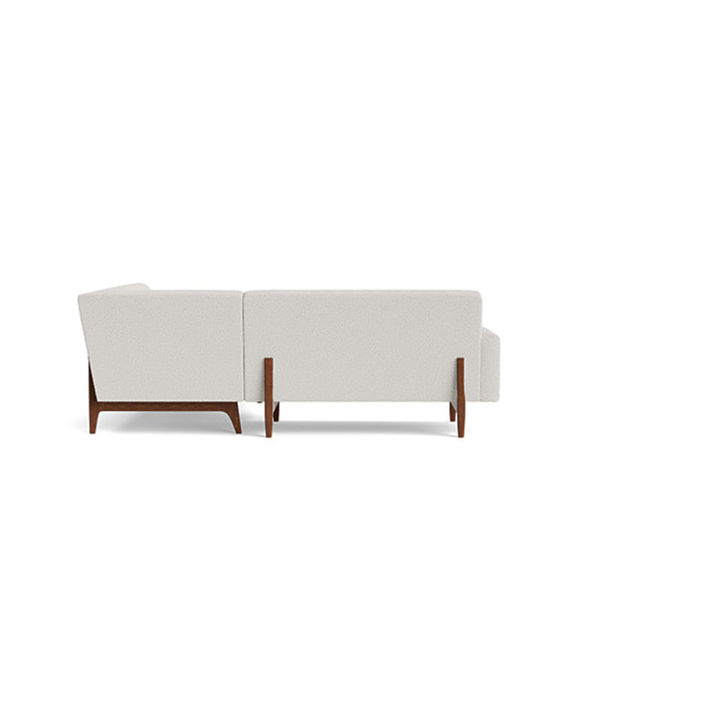 Tyler Sectional With Bumper (95" X 95"), Performance Weave - Natural, Right Hand Facing