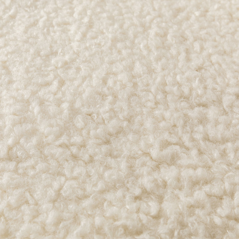 Housse pour coussin inclinable Sherpa, Fausse fourrure blanche, H 96 po x l 23 po x P 20 po