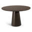 Modern Brazilian Mona Glass Top Round Dining Table-294177380