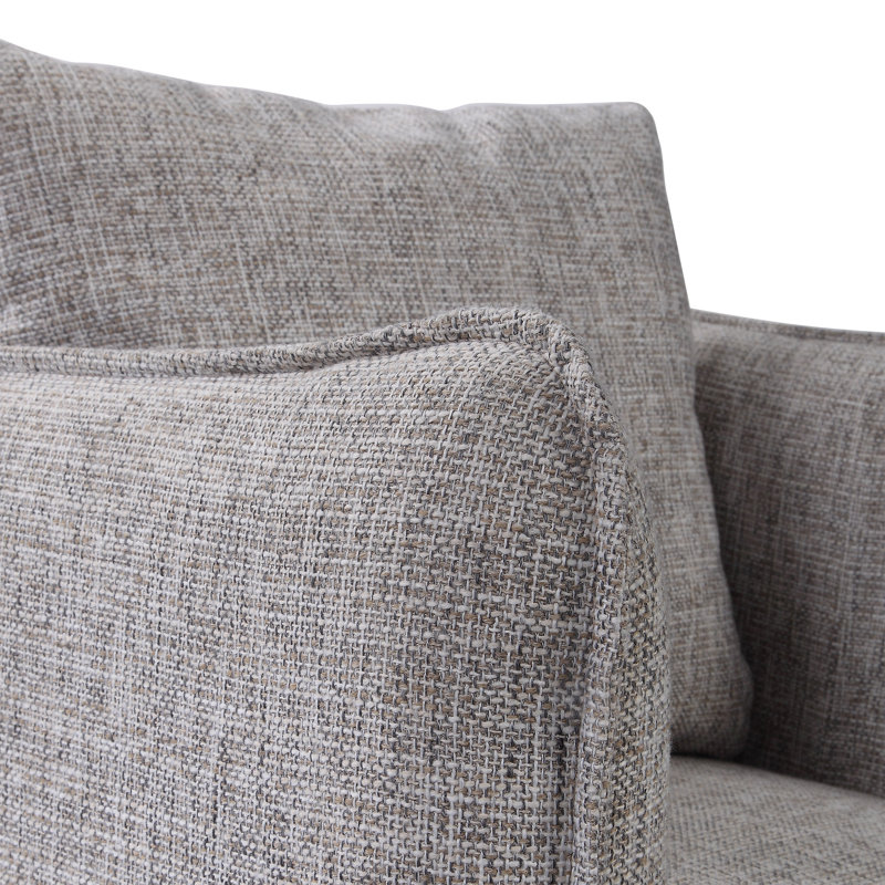 Fauteuil pivotant en polyester de 29 po de largeur Winslow