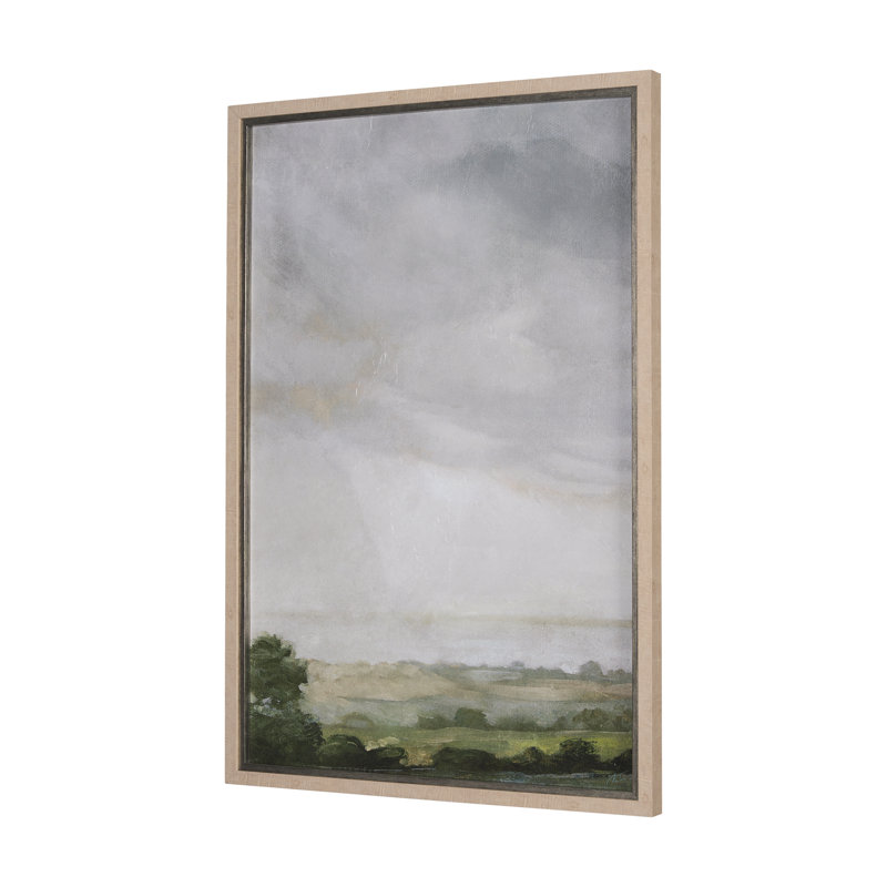 Soft Shadows II a Hand Embelished Textured Framed Art Print
