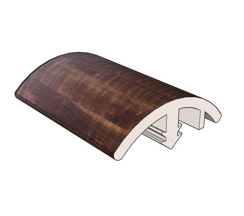 Plastic 1.42'' W x 72.05'' L Overlap Reducer, Zion