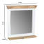 Charton Solid Wood Rectangle Wall Mirror