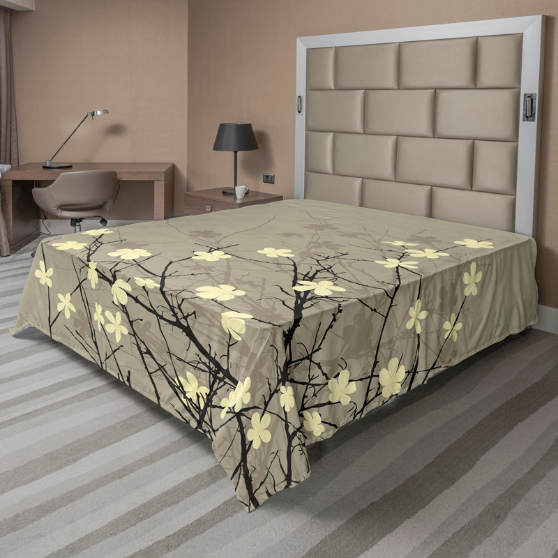 Drap plat Ambesonne, Drap plat pour très grand lit californien