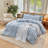 DONEUS Striped Duvet Cover Set 100% Washed Cotton Linen Like Soft Feelling 3 Pieces Bedding Set-121887699-121887700