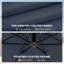 Parasol suspendu d'extérieur suspendu, parasol de patio-662931041