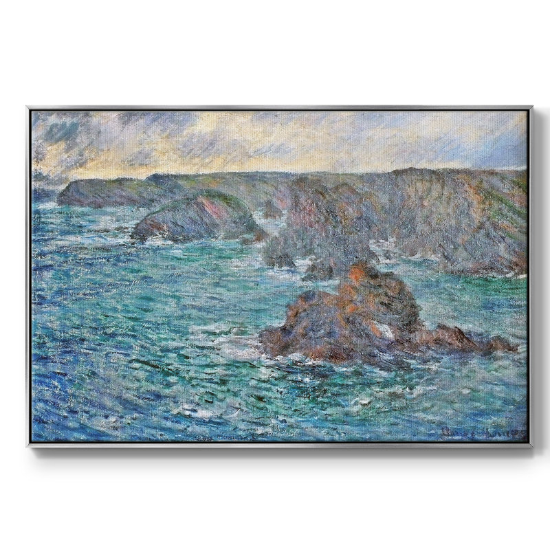 Belle, reproduction d'art sur toile encadrée, H 17 po x l 25 po x P 2 po, Argent
